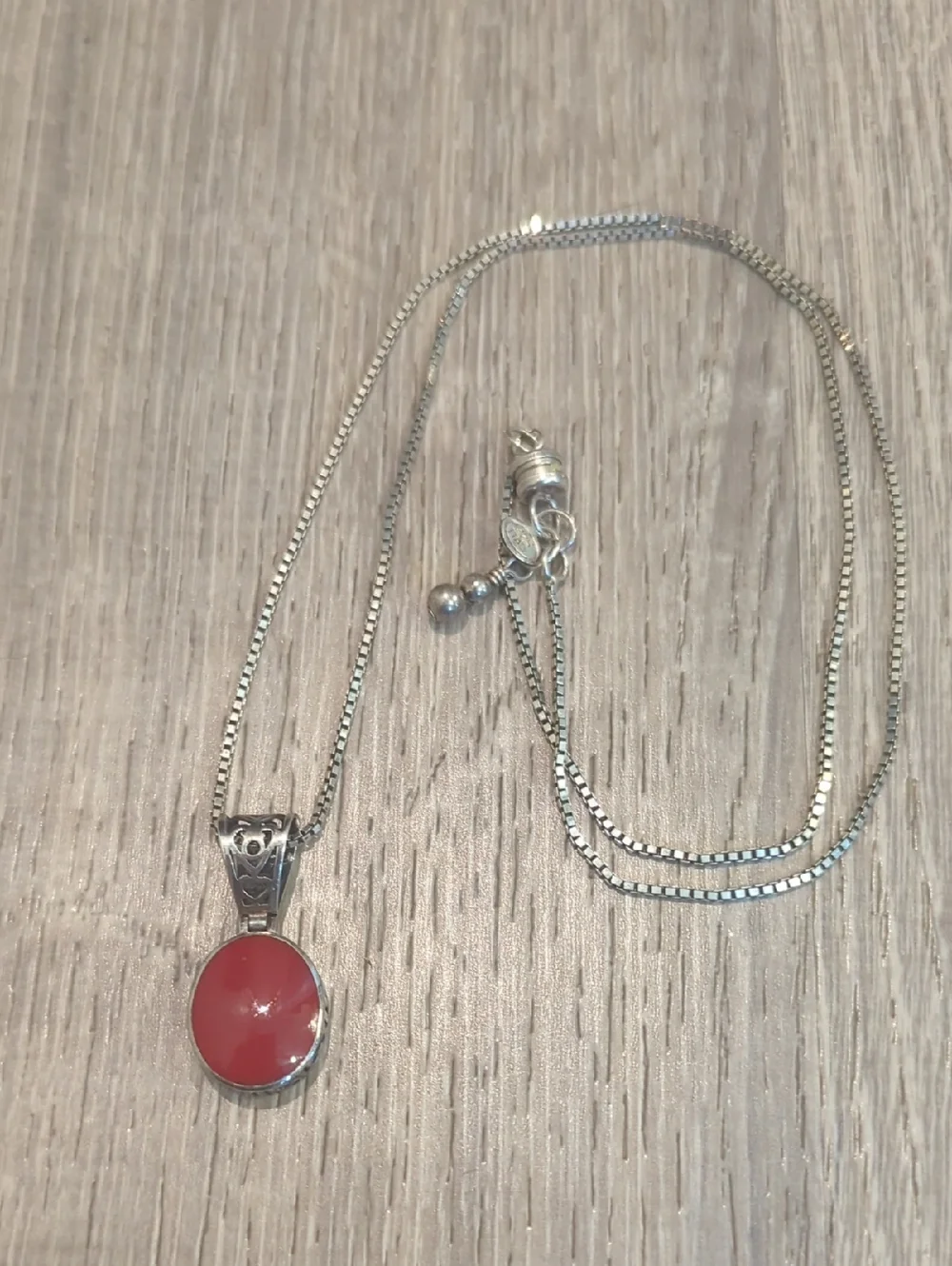 Silpada 925 Sterling Silver Reversible Charm And Necklace